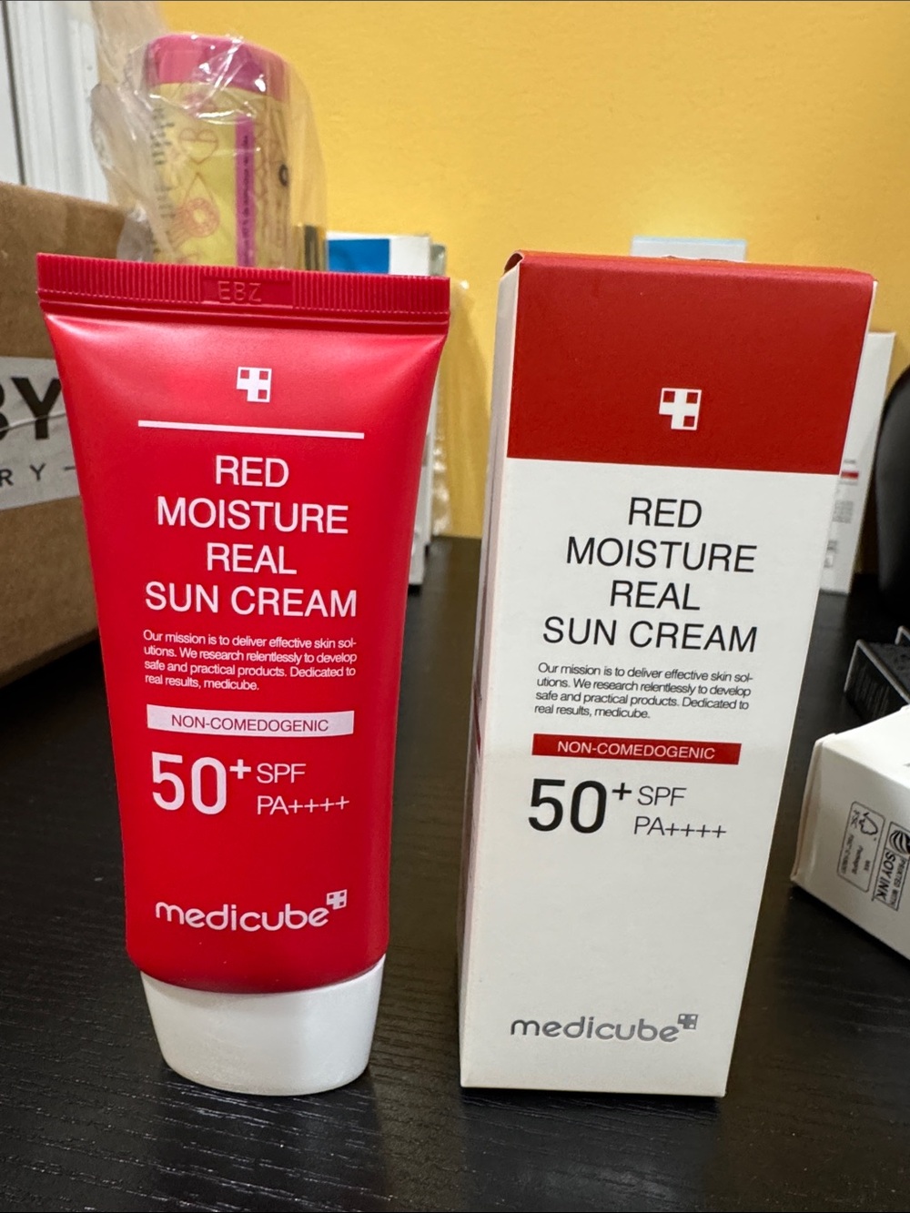 medicube Red Moisture Real Sun Cream SPF 50+ PA++++ - Red